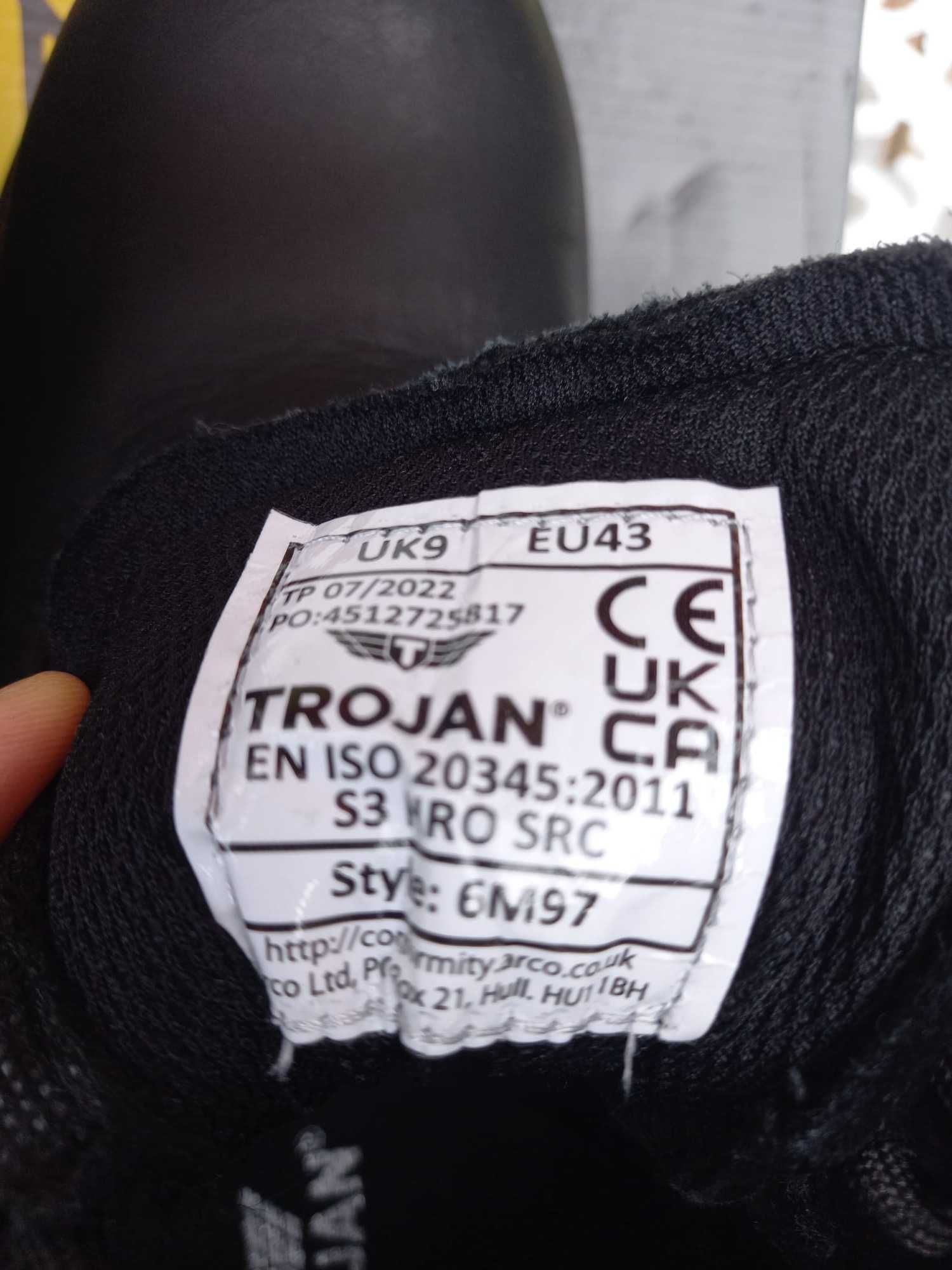 Botas de Segurança TROJAN com biqueira não metálica