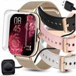 SUUPER Elegancki !! Smartwatch Damski (4 Bransoletki)