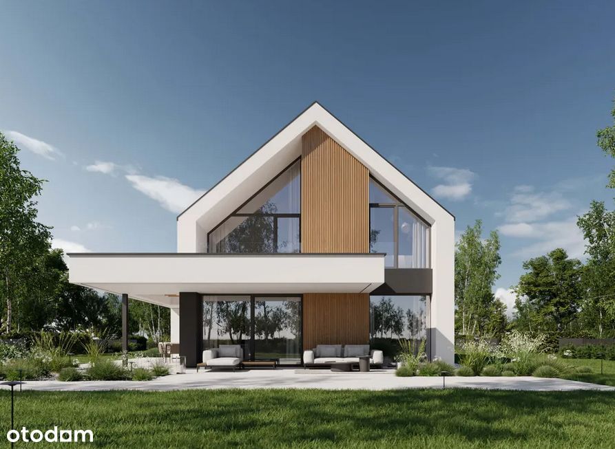 Dom wolnostojący - Nowoczesna Stodoła - 150 m2