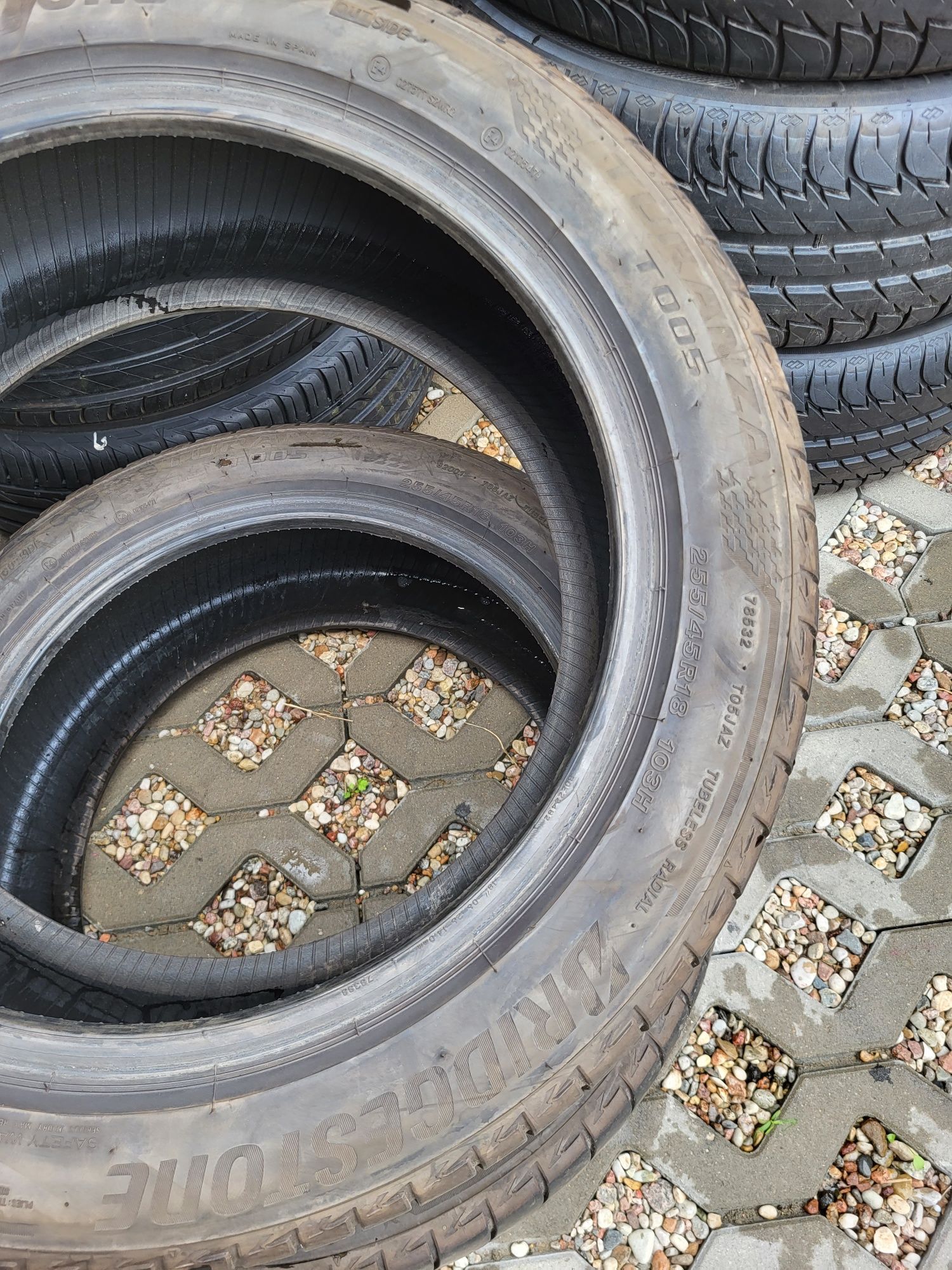 [2szt] Bridgestone 255/45 r18 Letnie /// 6mm!!! 2021r MONTAŻ