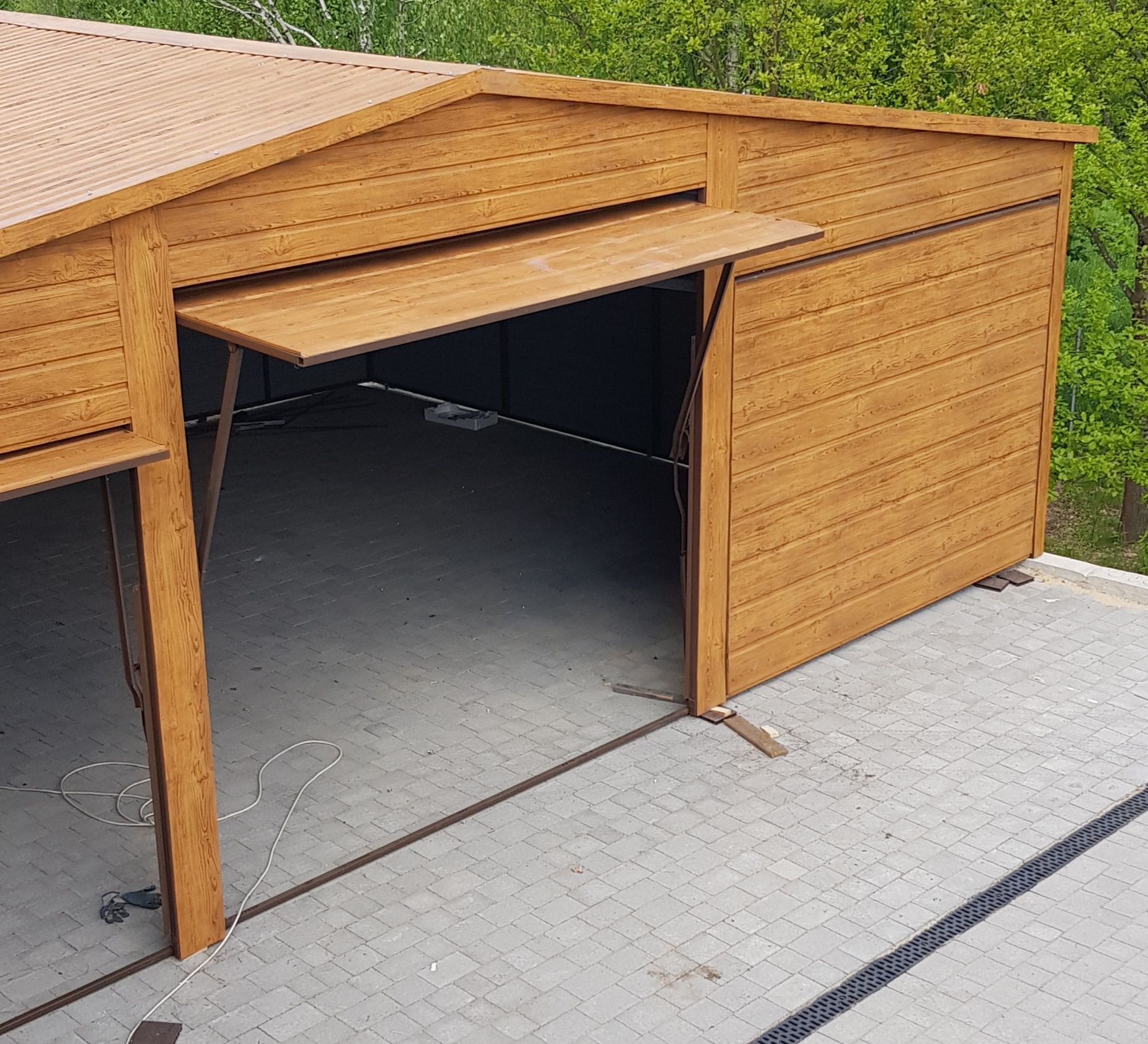Garaż drewnopodobny 9x6 PRODUCENT pomiar montaż  pod wymiar dowolny