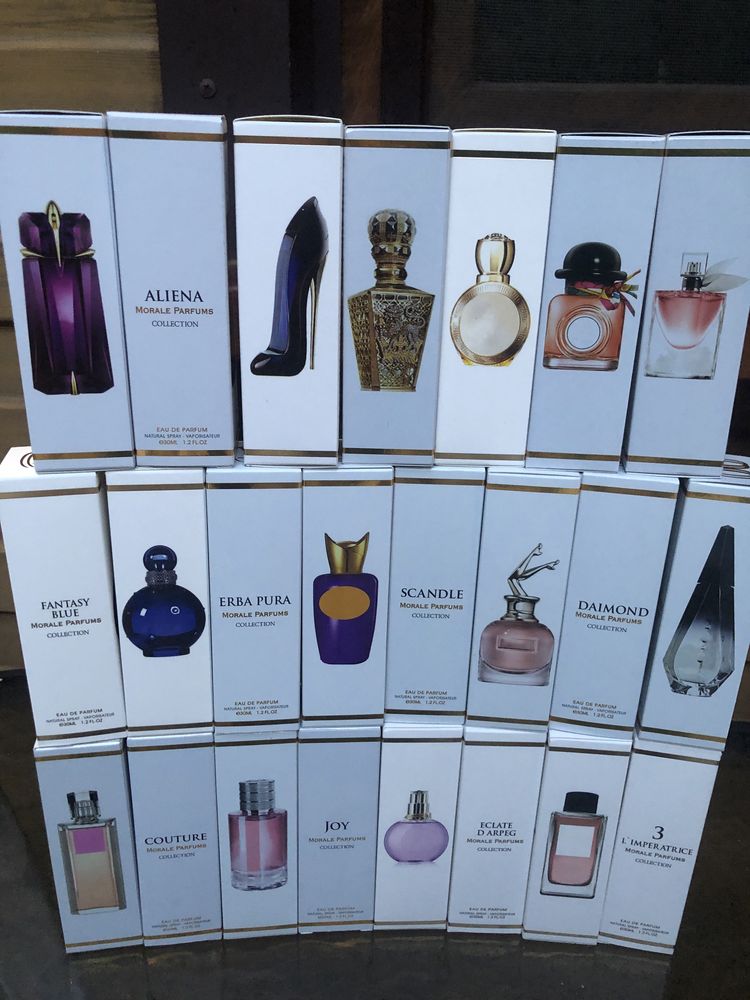 Парфуми Dior, Tom Ford, Hugo Boss , Chanell, VERSACE, kirke, guerlaine