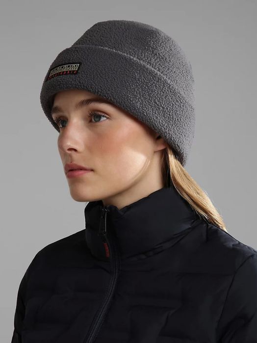 Шапка Napapijri F-Rock Оригінал Темно-сіра Унісекс Зимова NP0A4GK9H981