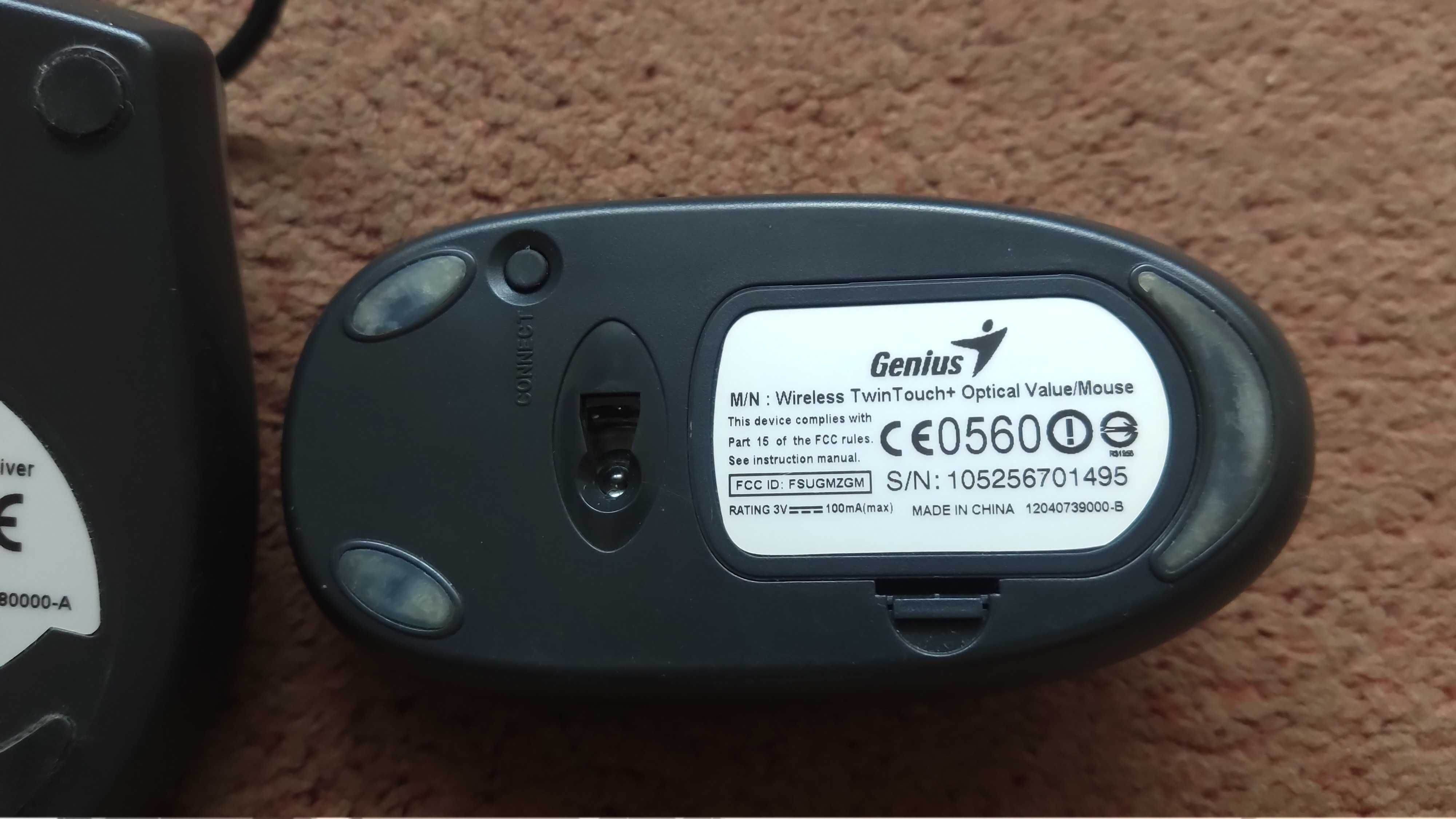 Беспроводная мышь Genius Wireless Twintouch + optical value/mouse