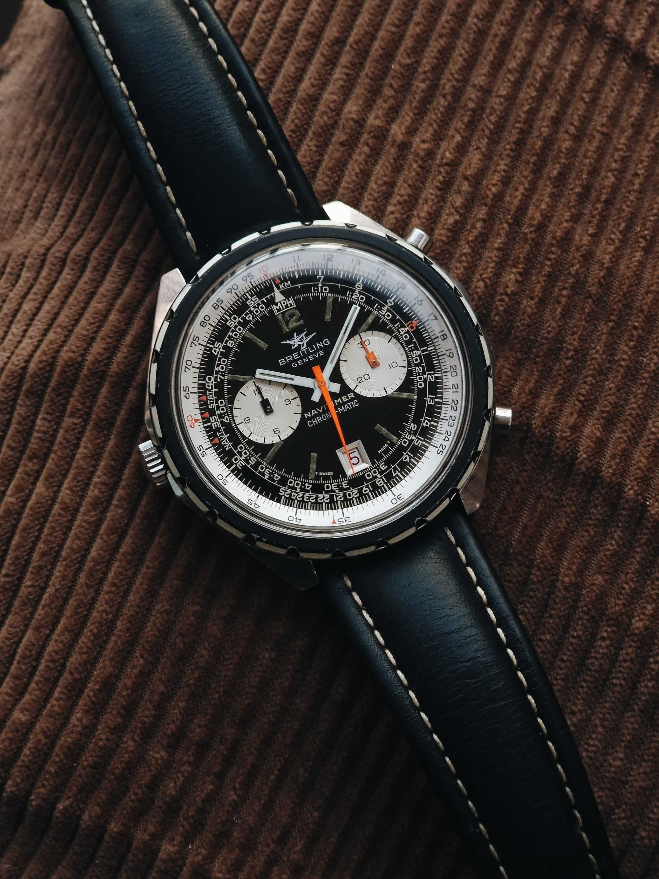 Breitling Navitimer Chrono-Matic Ref 1806 Cal 12 | Anos 70