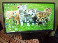 Dell 24 cale full hd HDMI D-SUB DISPLAYPORT+ kable stan idealny.