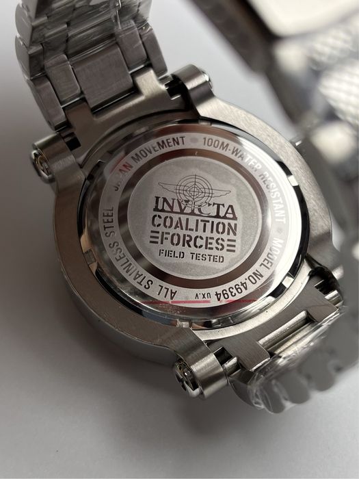 Invicta 49394, чоловічий сталевий годинник, годинник інвікта