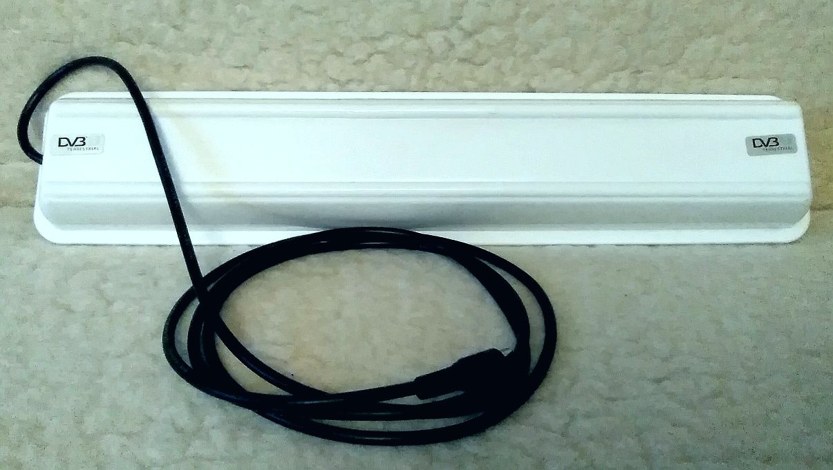 DVBT Terrestrial, antena pokojowa, skuteczna do 15 km od nadajnika