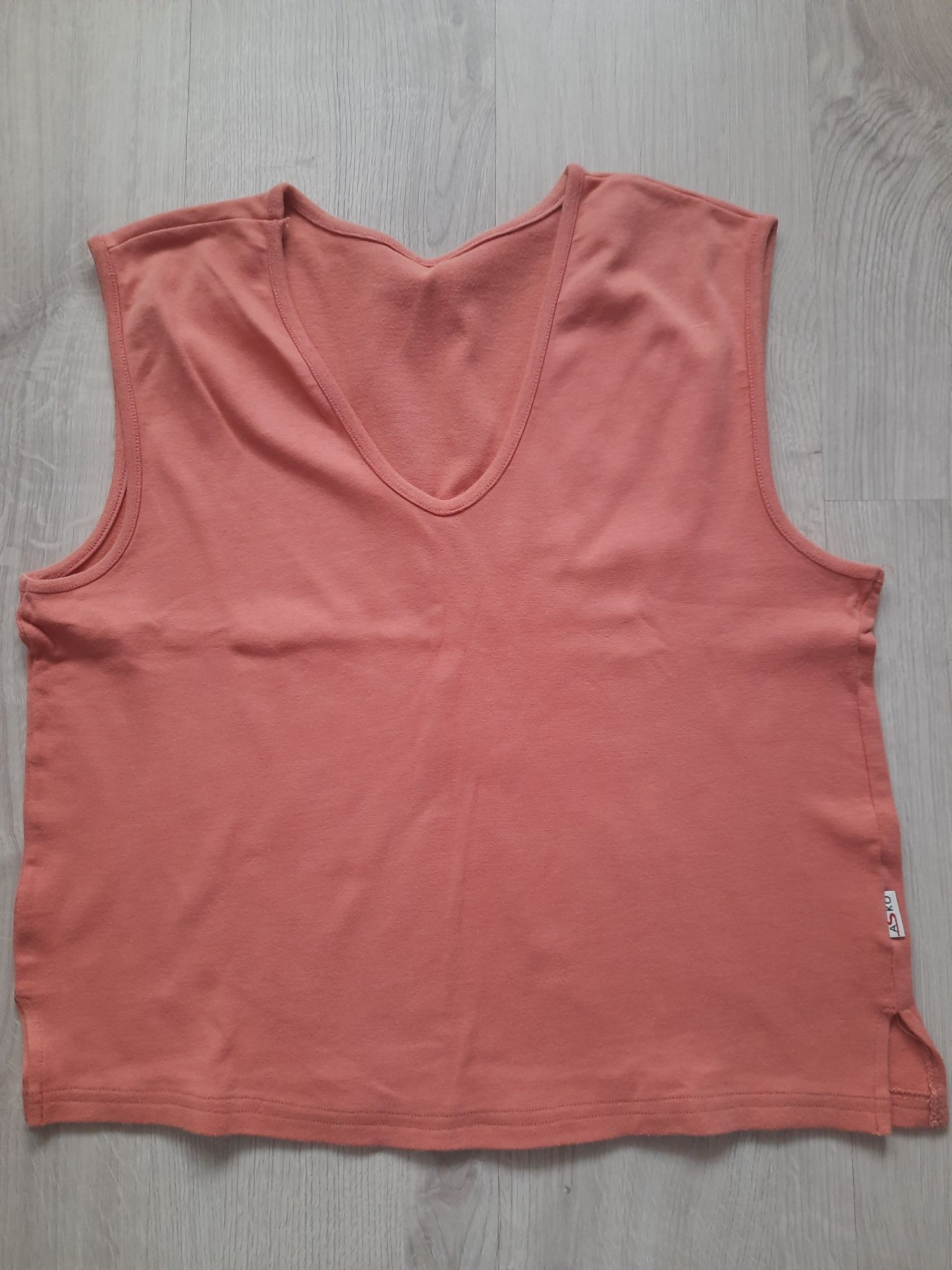 Rudy top XXXL bawełna