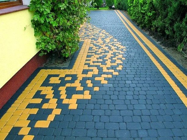 Укладка тротуарной плитки