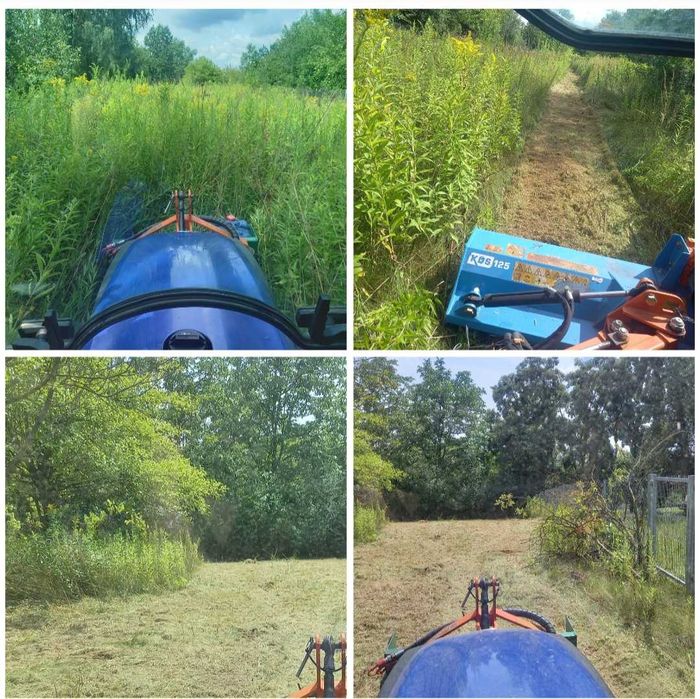 Usługi ogrodnicze glebogryzarka separacyjna zakładanie trawnika