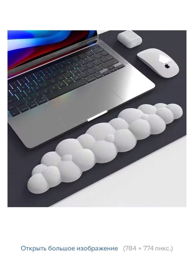 Подставка под запястье для мышки SILL Bubbles Черная