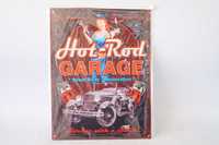 Plakat szyld metalowy 33/25 cm HOT ROD Garage