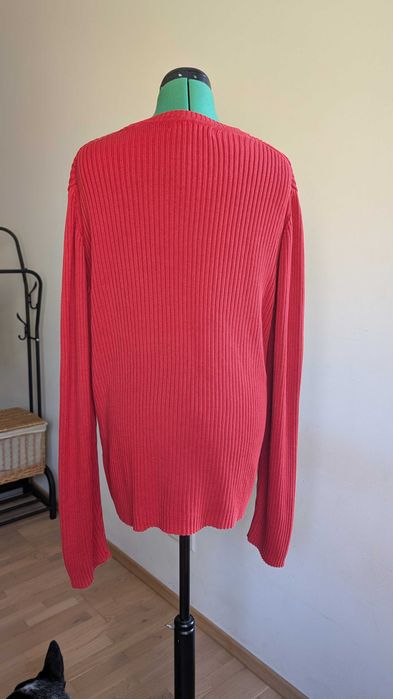Oryginalny sweter vintage Tommy Hilfiger, 100% bawełna, L