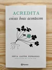 LIVRO NOVO -  ACREDITA COISAS BOAS ACONTECEM