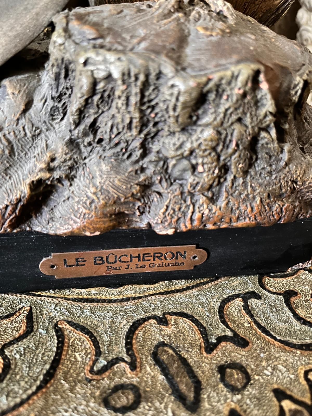Escultura "O Lenhador" Le Bucheron