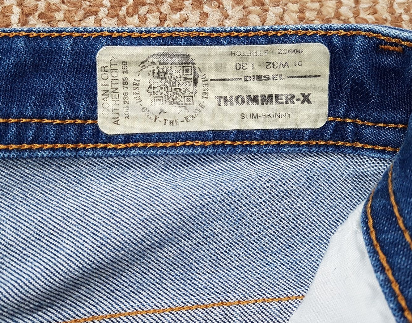 DIESEL Thommer-X джинсы slim skinny Оригинал W32 L30