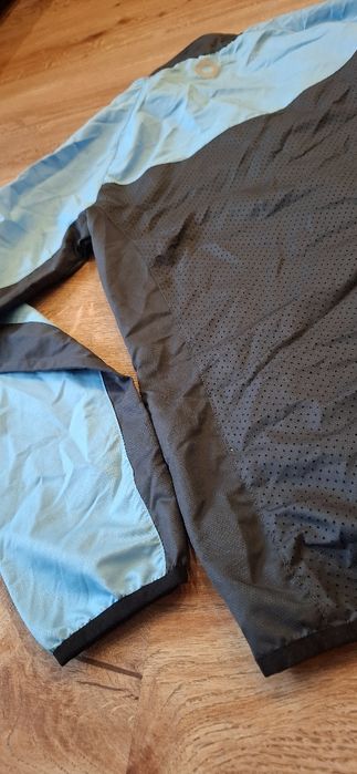 Ultralekka kurtka treningowa do biegania damska M OZON niebieska wiatr