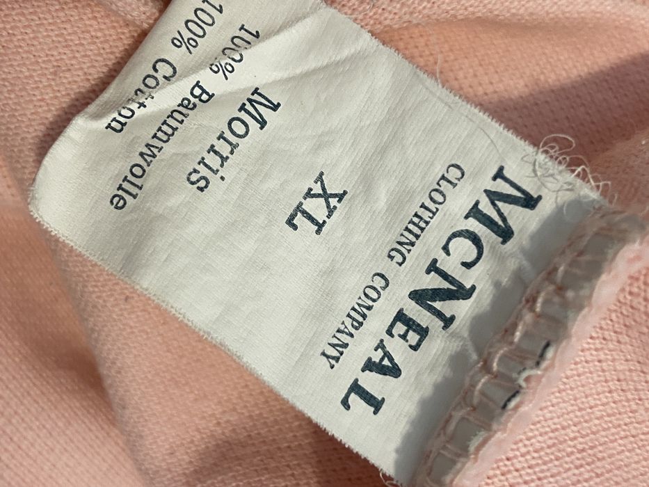 Mc Neal XL różowa męska koszulka krótki rękaw polo t-shirt