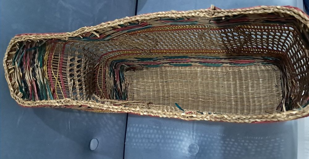 Ręcznie robiony koszyk w stylu boho