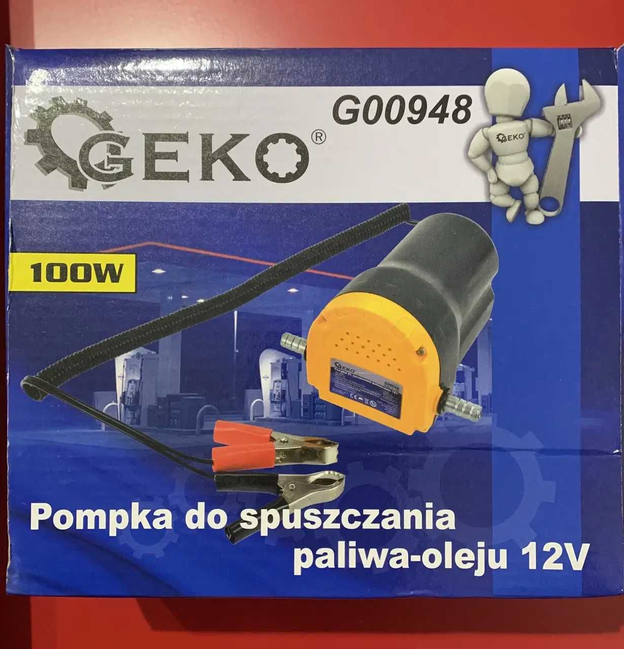 Насос для перекачування палива 12V дизель та бензин 80 Вт GEKO