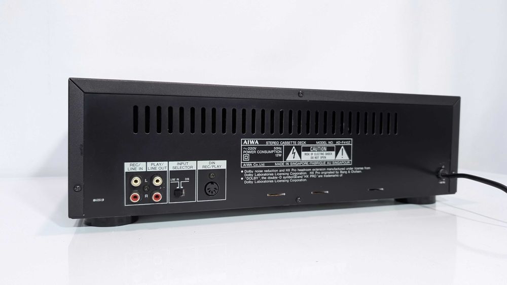 Касетна дека Aiwa AD-F410Z, HX Pro/Dolby/2-ві голови/збірка Сингапур