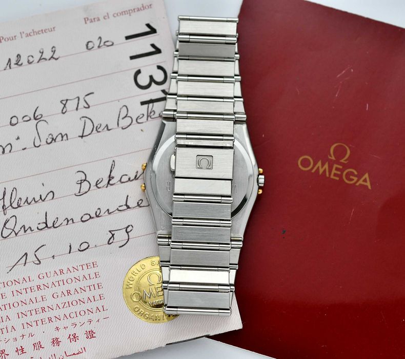 Zegarek OMEGA Constellation Chronometer - Stal Złoto 18k - 1989 - 33mm