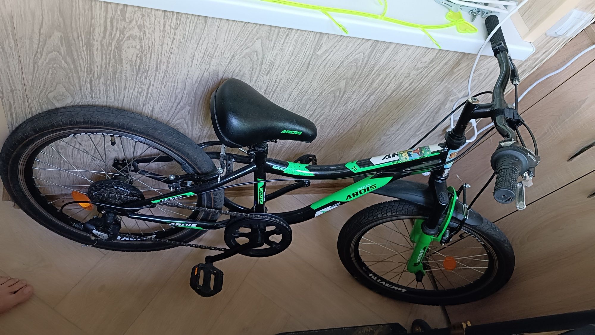 Дитячий велосипед 20" Ardis Rocky Boy Чорно-Зелений на зріст 110-125
