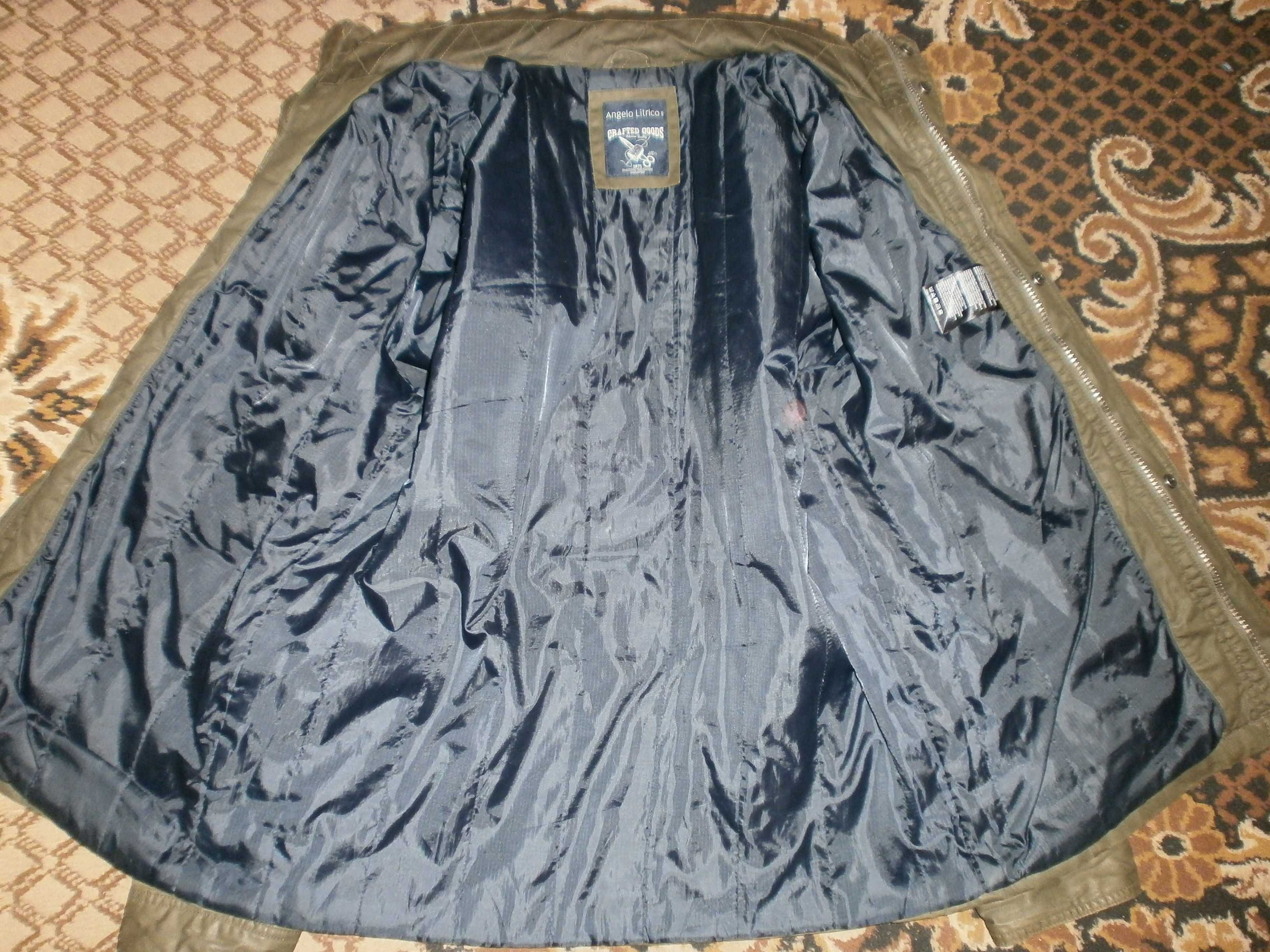 Куртка тип М65 Angelo Litriko, олива, разм. XL, наш 54-56. ПОГ-64 см