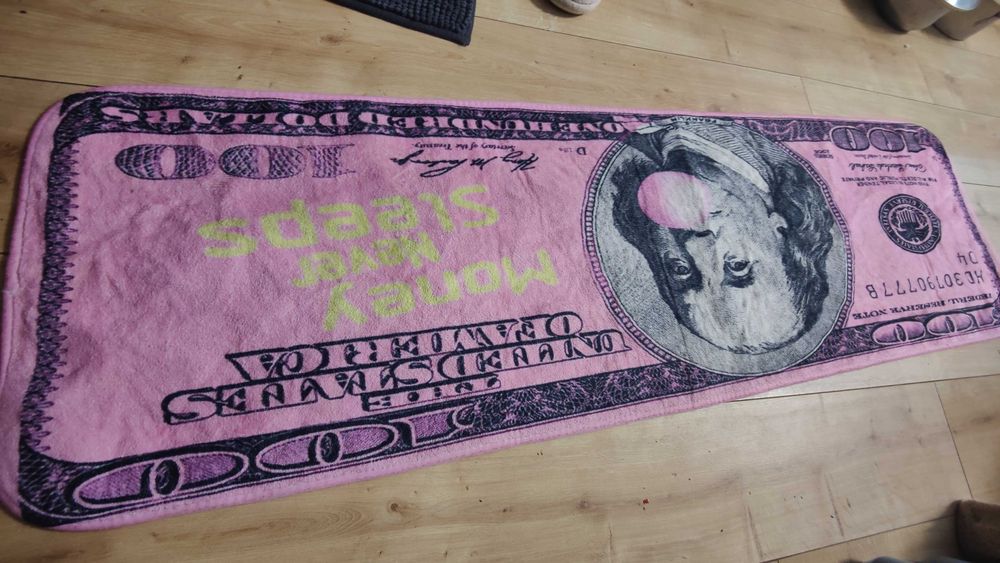 "100 US Dollars" Крутой Коврик 150х45 cм В Идеале