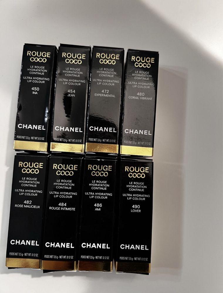 Rouge Coco pomadki Chanel