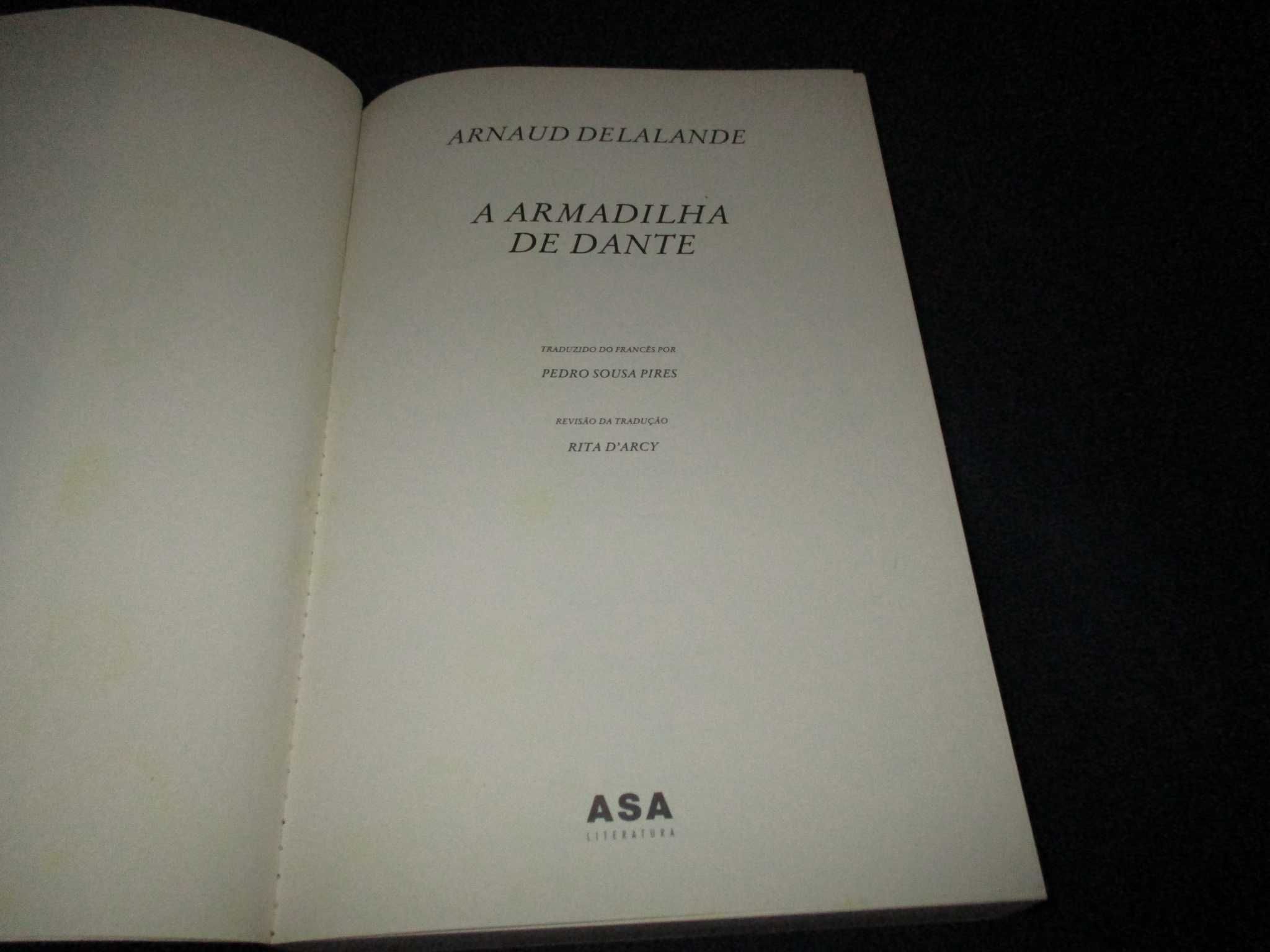 Livro A Armadilha de Dante Arnaud Delalande Asa