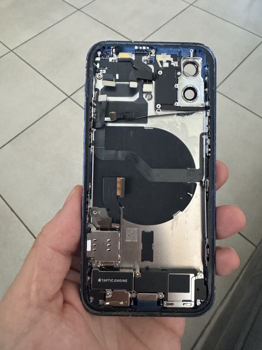 Корпус iPhone 12 Blue зі шлейфами як на фото!!!