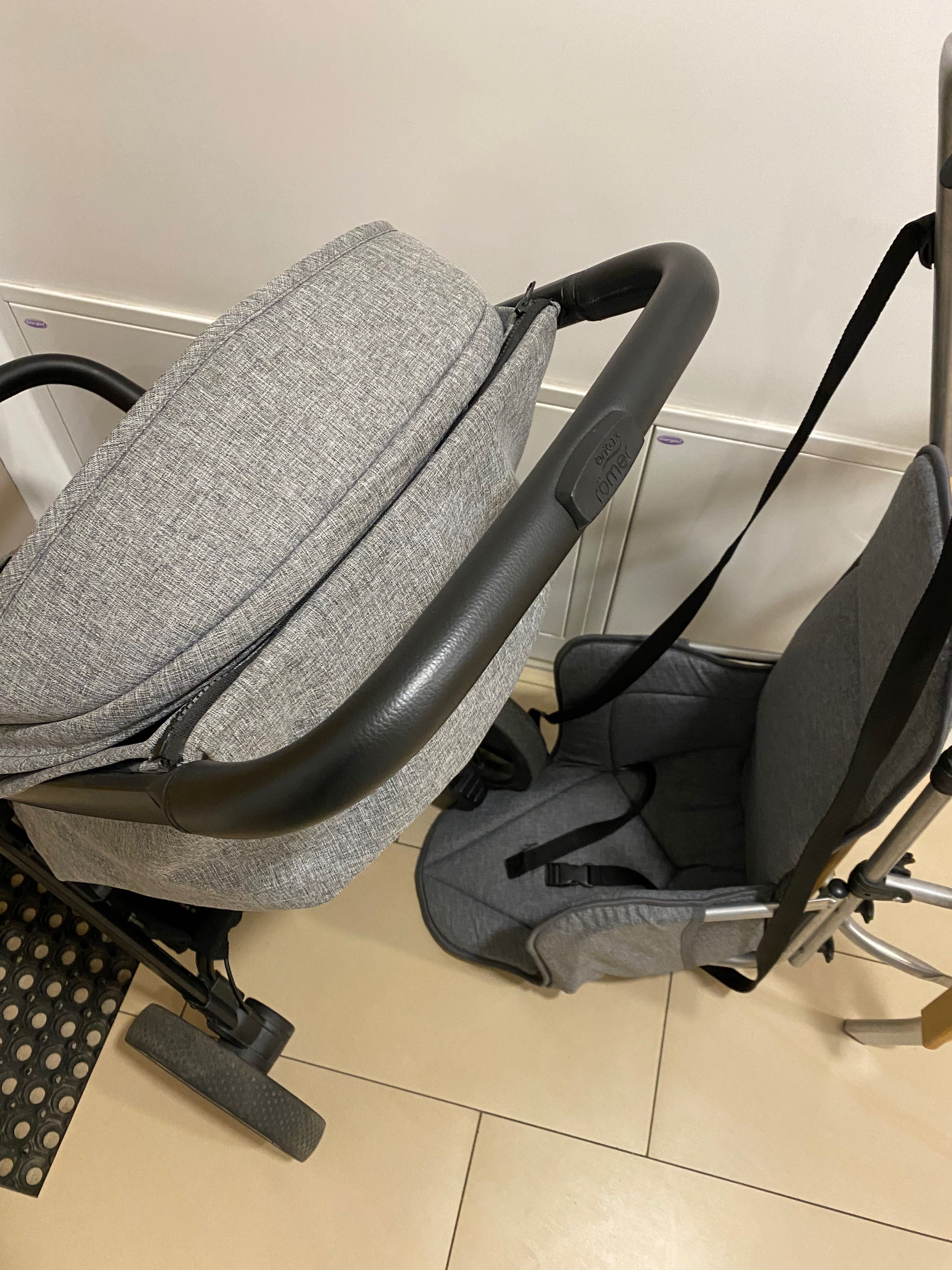 Wózek spacerowy B-AGILE R Britax Romer Elephant Grey/Black