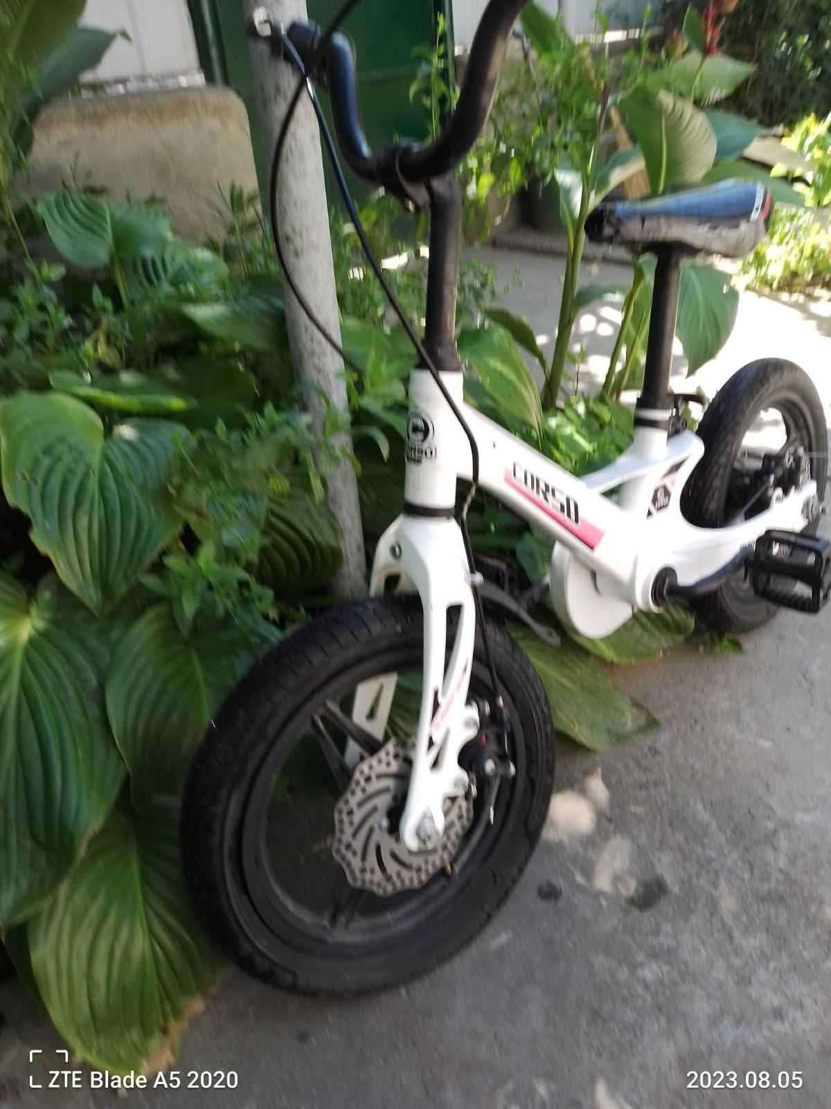 Велосипед з дисковими гальмами