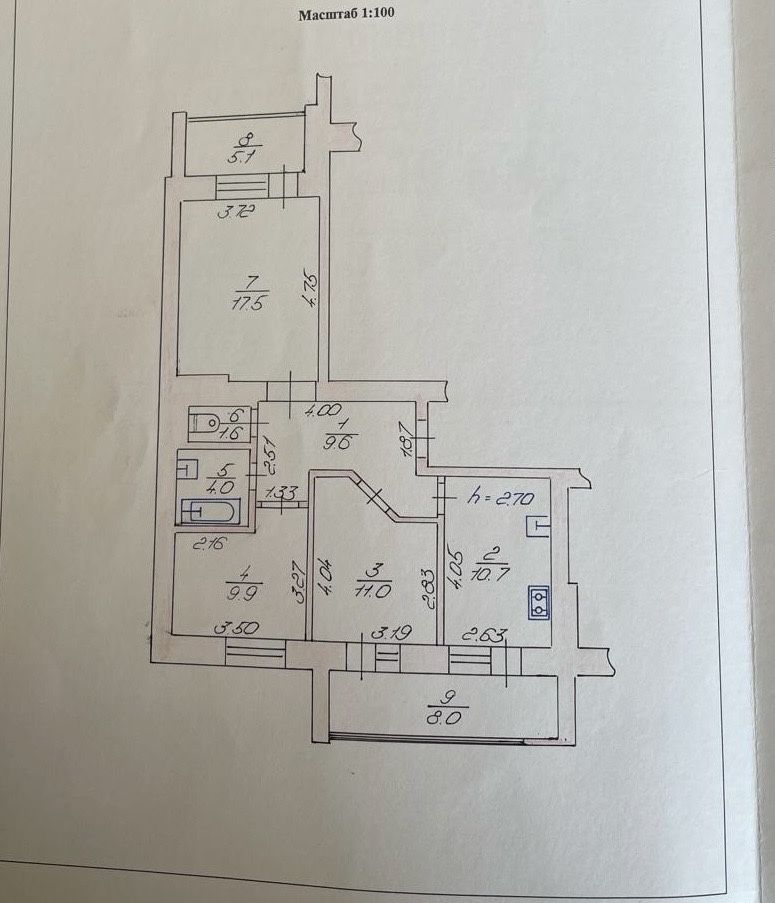 Продаж 3-х кімнатної квартири з меблями