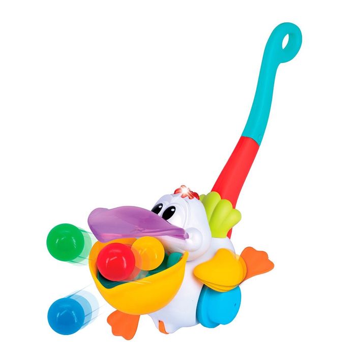 Іграшка-каталка Kiddi Smart – Пелікан-Витівник Пеликан-Затейник укр