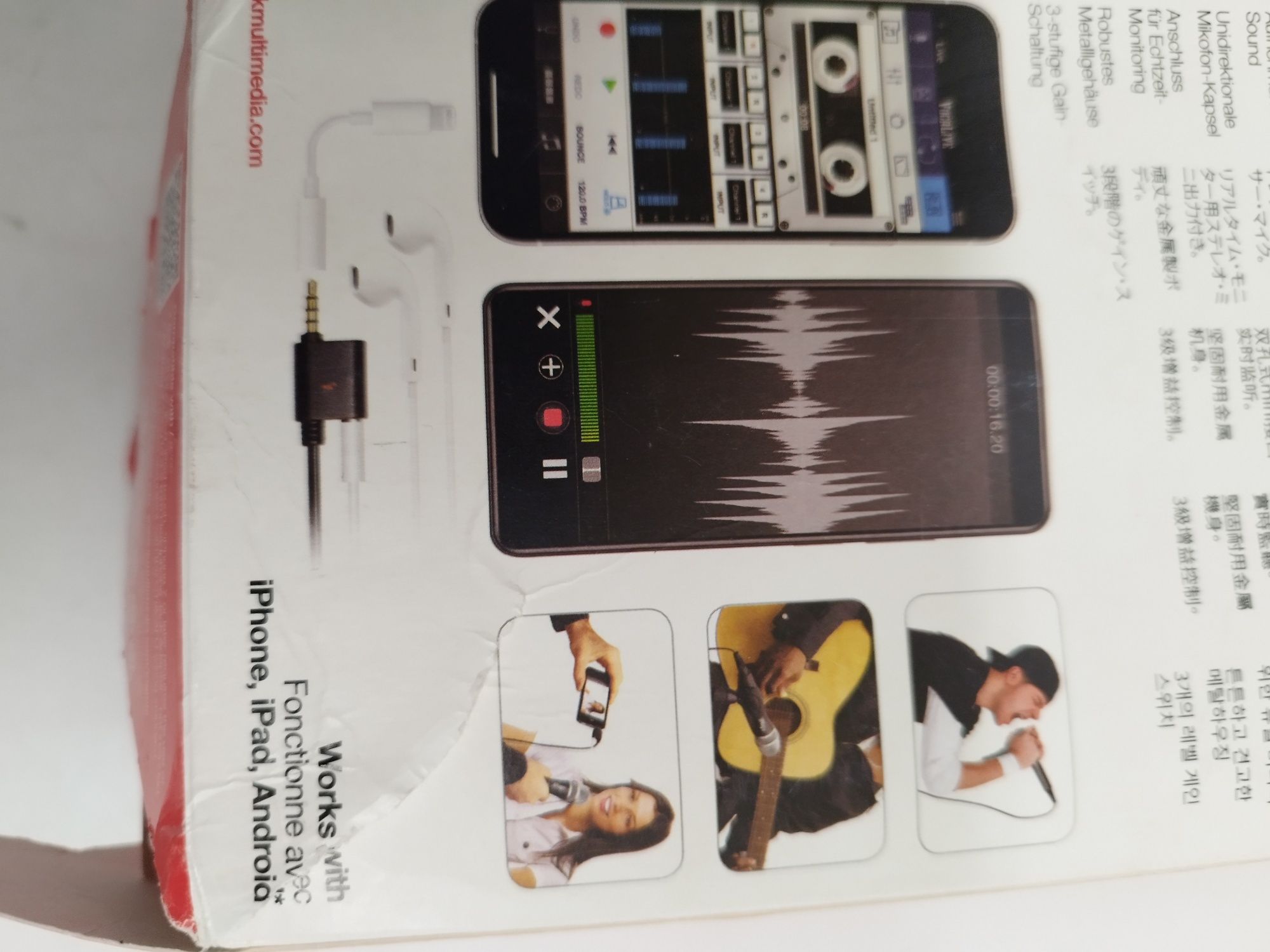 Mikrofon pojemnościowy wokalowy IK multimedia iRig Mic