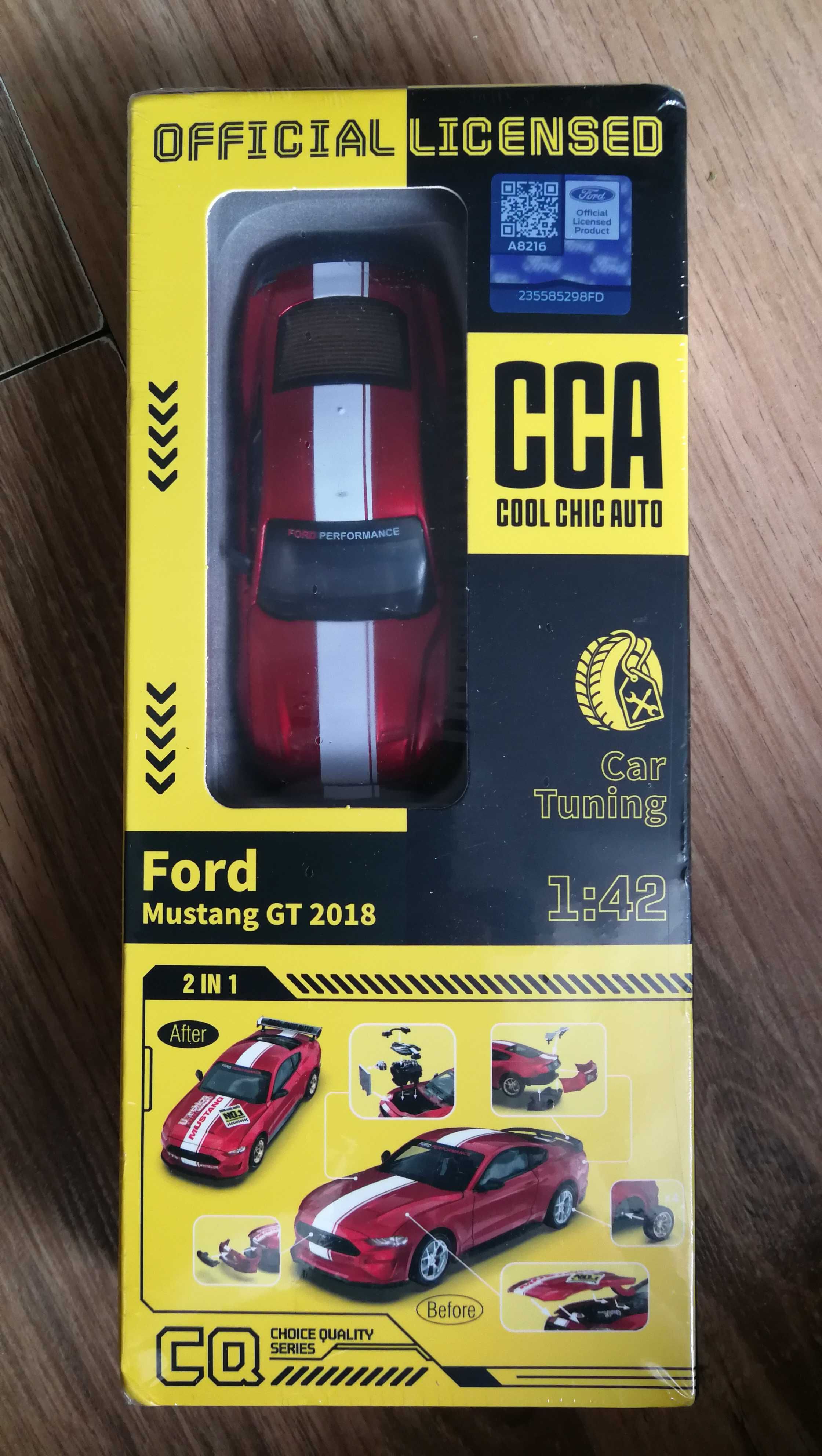 1:42 2018 Ford Mustang GT samochodzik-zabawka ze stopu metali