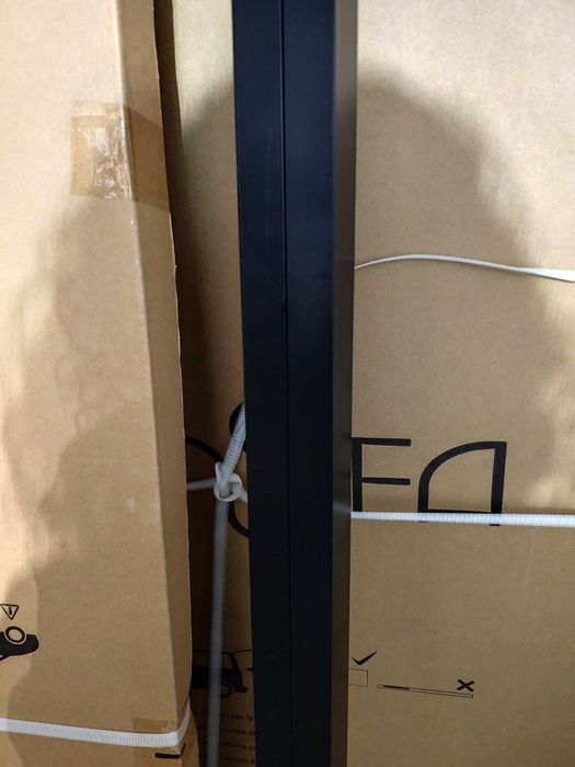 Resguardo duche de vidro fixo 70x190 e porta de fole 90-100x190.