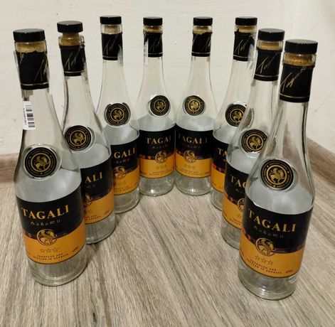 Бутылки от коньяка Tagali без вторичного использования