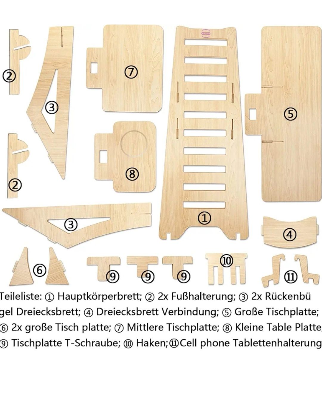 Stojak na laptopa tablet 3 półki