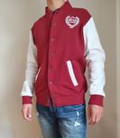 Bluza Baseballowa III LO Tarnów czerwona; rozmiar M
