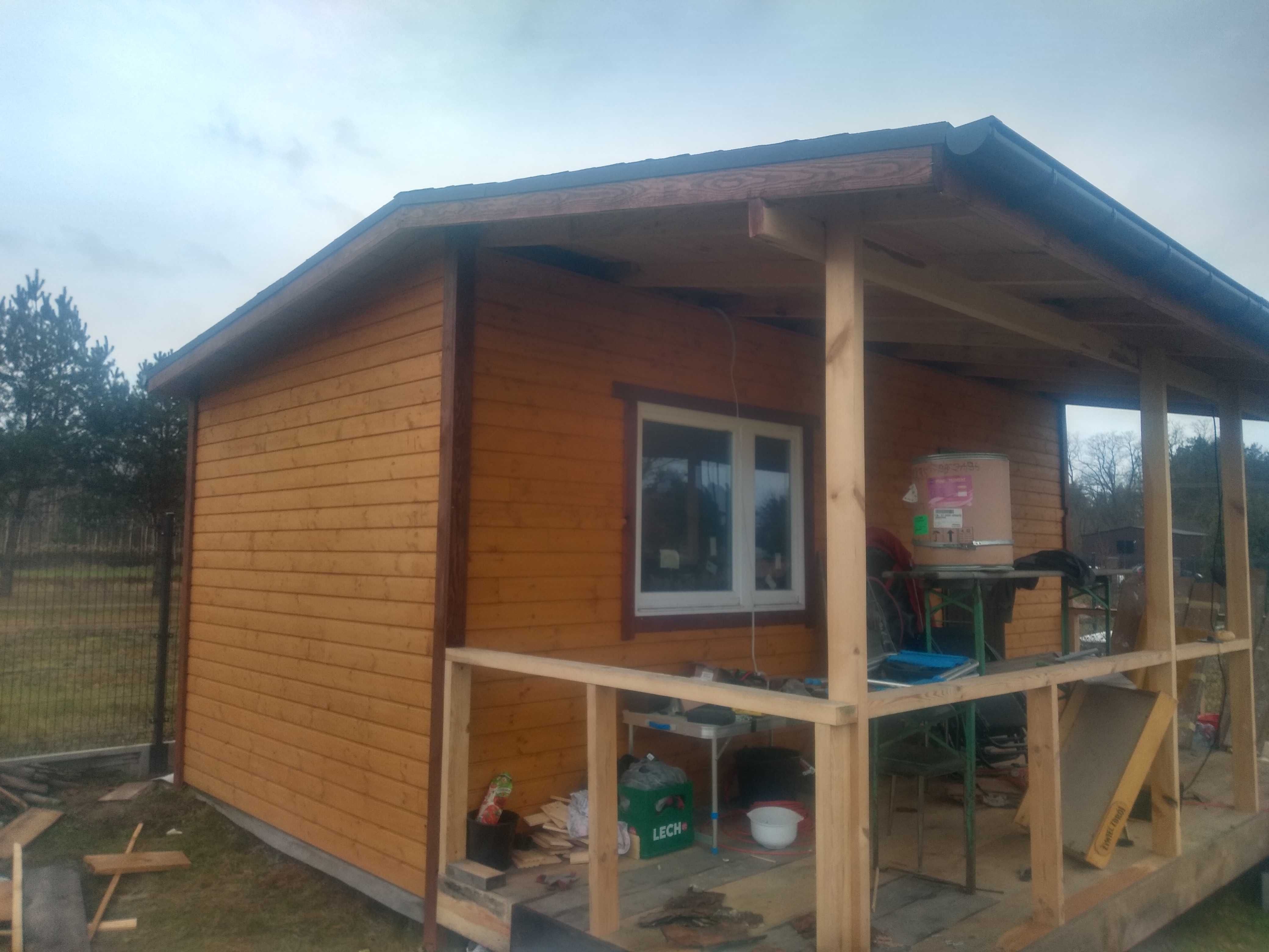 Domek drewniany letniskowy całoroczny