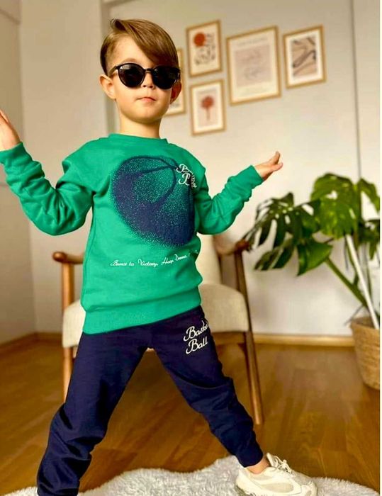 Ocieplany komplet chłopięcy Basket Ball 128/134