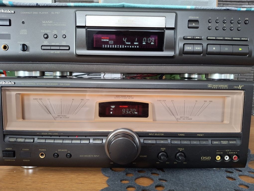 Technics SL-PS7 z pilotem, stan jak nowy