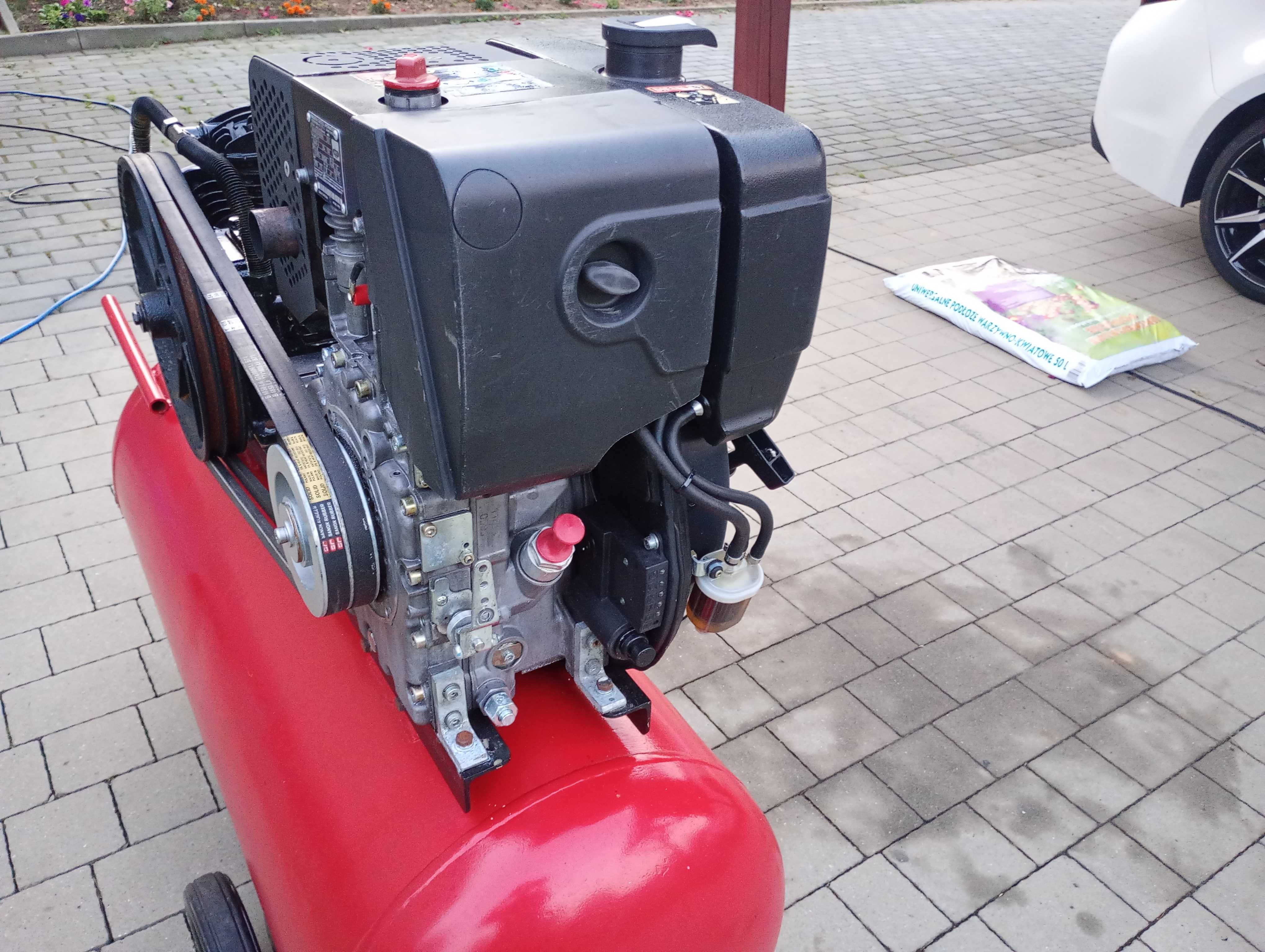Kompresor spalinowy ASPA 180 silnik HATZ 1B40