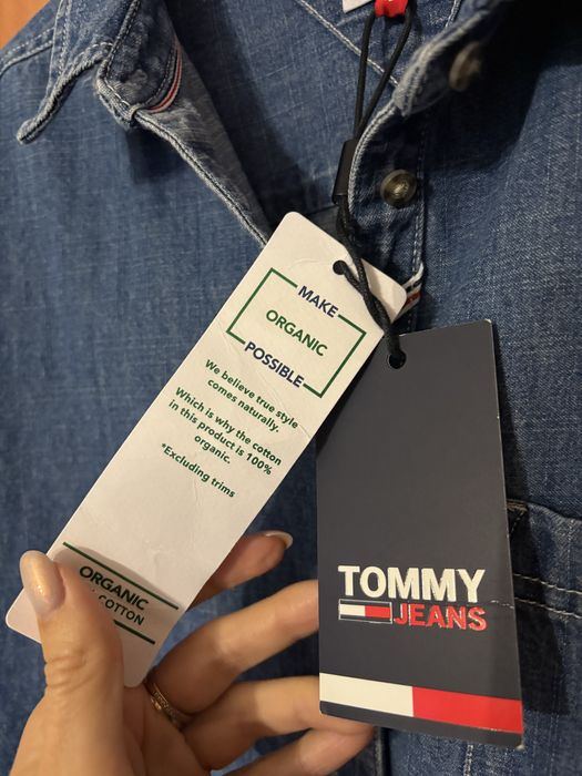Нова джинсова рубашка жіноча від tommy hilfiger
