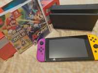 Nintendo switch zestaw . 4 joycony + 12 gier