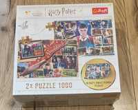 Puzzle 2x 1000 Harry Potter 68,3x48 plus plakat nowe